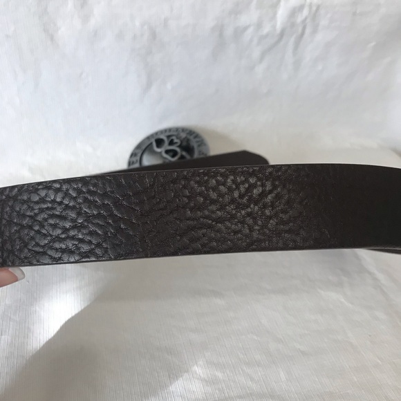 Monster Half Marathon Buckle Justin Leather Belt - Picture 3 of 10